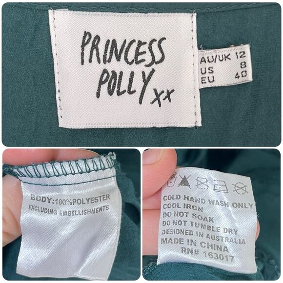 Princess Polly Randi Mini Dress in Teal - Picture 7 of 11